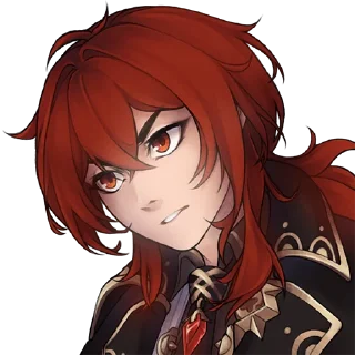Telegram sticker 😤 Diluc by SKNVeresk