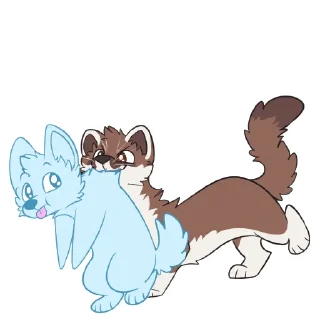 Telegram sticker 🍽 Stoats by Pulexart.com