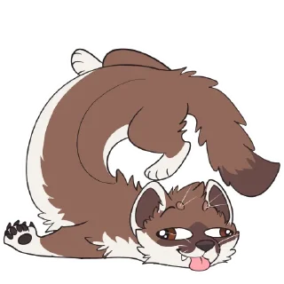 Telegram sticker 🙃 Stoats by Pulexart.com