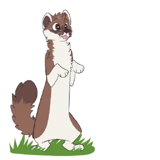 Sticker 👀 Stoats by Pulexart.com