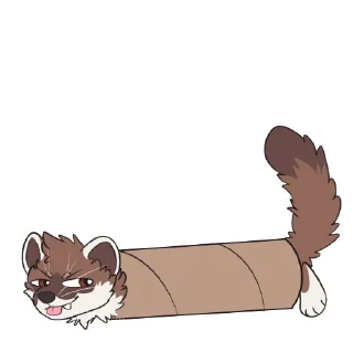 Video sticker 🧻 Stoats by Pulexart.com