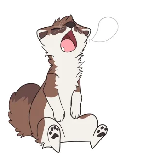 Telegram sticker 🥱 Stoats by Pulexart.com