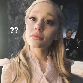 Telegram sticker 🤨 what 'bout ariana ? @SN08hl