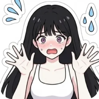 Telegram sticker 💇 yurie by @pinkzac
