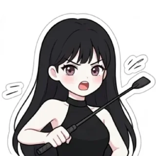 Sticker 💇 yurie by @pinkzac