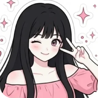 Telegram sticker 💇 yurie by @pinkzac