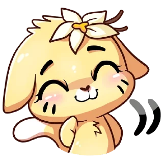 Telegram sticker 😊 @TgSticker Бисквит и Ванилька без надписей
