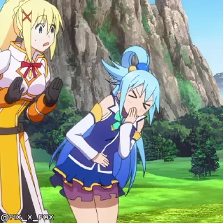 Video sticker 😂 KonoSuba S3 p1 @fixfox