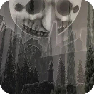 Sticker 🌑 fear°hunger