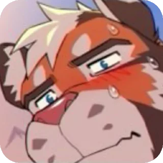 Telegram sticker 😥 I Love Tigers <3