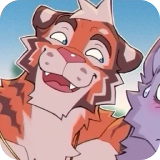 Telegram sticker 👏 I Love Tigers <3