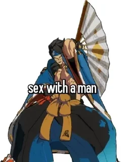 Telegram sticker 👨‍❤️‍👨 Guilty Gear