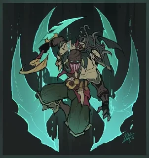 Sticker 🌟 Pyke love kills :: @fStikBot