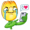 Telegram sticker 😐 Romantic Flowers