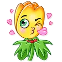 Telegram sticker 😚 Romantic Flowers