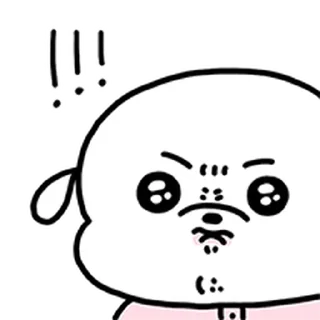 Telegram stiker ⭐ 복슬임다 2 @moe_sticker_bot