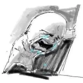 Telegram sticker 😊 they say im cooked