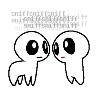 Telegram sticker 👃 autism creature tbh yippie