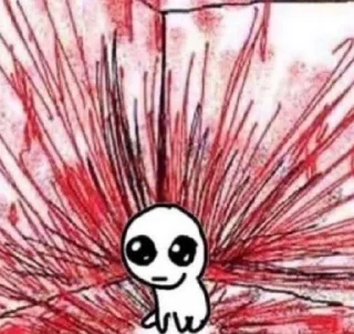 Sticker 🤯 autism creature tbh yippie