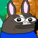Sticker 😐 Bunnyo Pepe