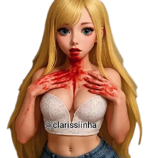 Video sticker 👍 🎀 VIPs da Clarissinha :: @radin_chan, @saude_foco