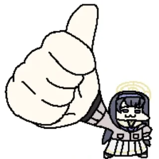 Video sticker 👍 Blue Archive X:@noshi_leyu