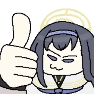 Video sticker 👍 Blue Archive X:@noshi_leyu