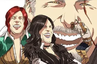 Video sticker 😂 Witcher 3