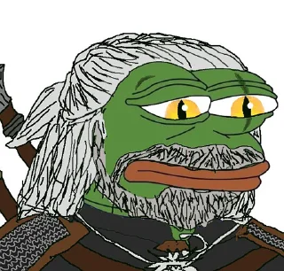 Telegram sticker 😐 Witcher 3