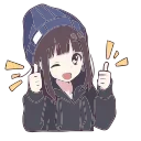 Telegram sticker 👍 вайфочка @stickersVODJIrus)
