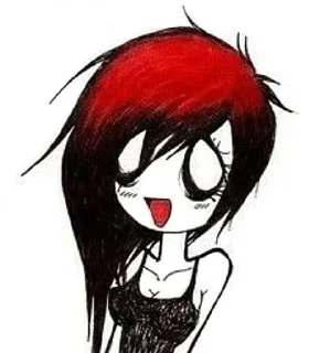 Video sticker ☺️ Emo/scene :: @fStikBot