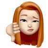 Sticker 👎 Рыжуля от @hello_creator