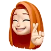 Sticker 🤞 Рыжуля от @hello_creator