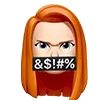 Sticker 🤬 Рыжуля от @hello_creator