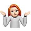 Sticker 🤷‍♀️ Рыжуля от @hello_creator