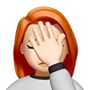 Sticker 🤦‍♀️ Рыжуля от @hello_creator