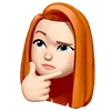 Sticker 🤔 Рыжуля от @hello_creator