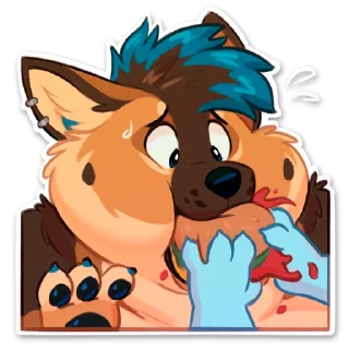 Telegram sticker ✋ Fat Xavu