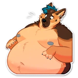 Telegram sticker 😳 Fat Xavu