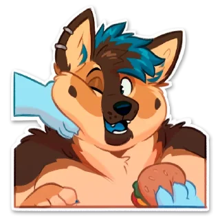Telegram sticker ✋ Fat Xavu