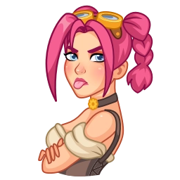 Telegram sticker 😛 Steamy Julia