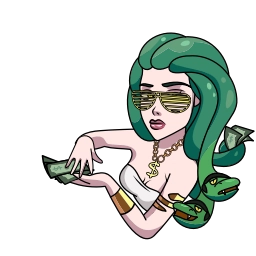 Telegram sticker 💵 win