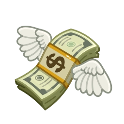 Telegram sticker 💸 win