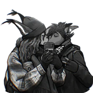 Телеграм стикер 💋 UwU