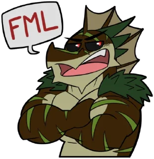 Телеграм стикер 😠 Ahnik Sticker Comms 3