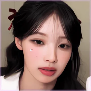 Video sticker 👻 리센느글로우업1 @DCConSticker