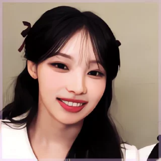 Video sticker 👻 리센느글로우업1 @DCConSticker