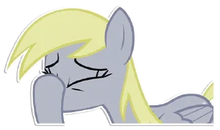 Video sticker 🤦‍♀️ Derpy Hooves | By @Egor418