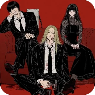 Телеграм стикер 🫥 Nagumo ⎄ Yoichi
