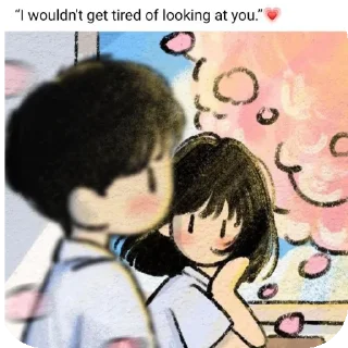 Телеграм стикер 🖼 Kyaa likhon 😭✨💖💗